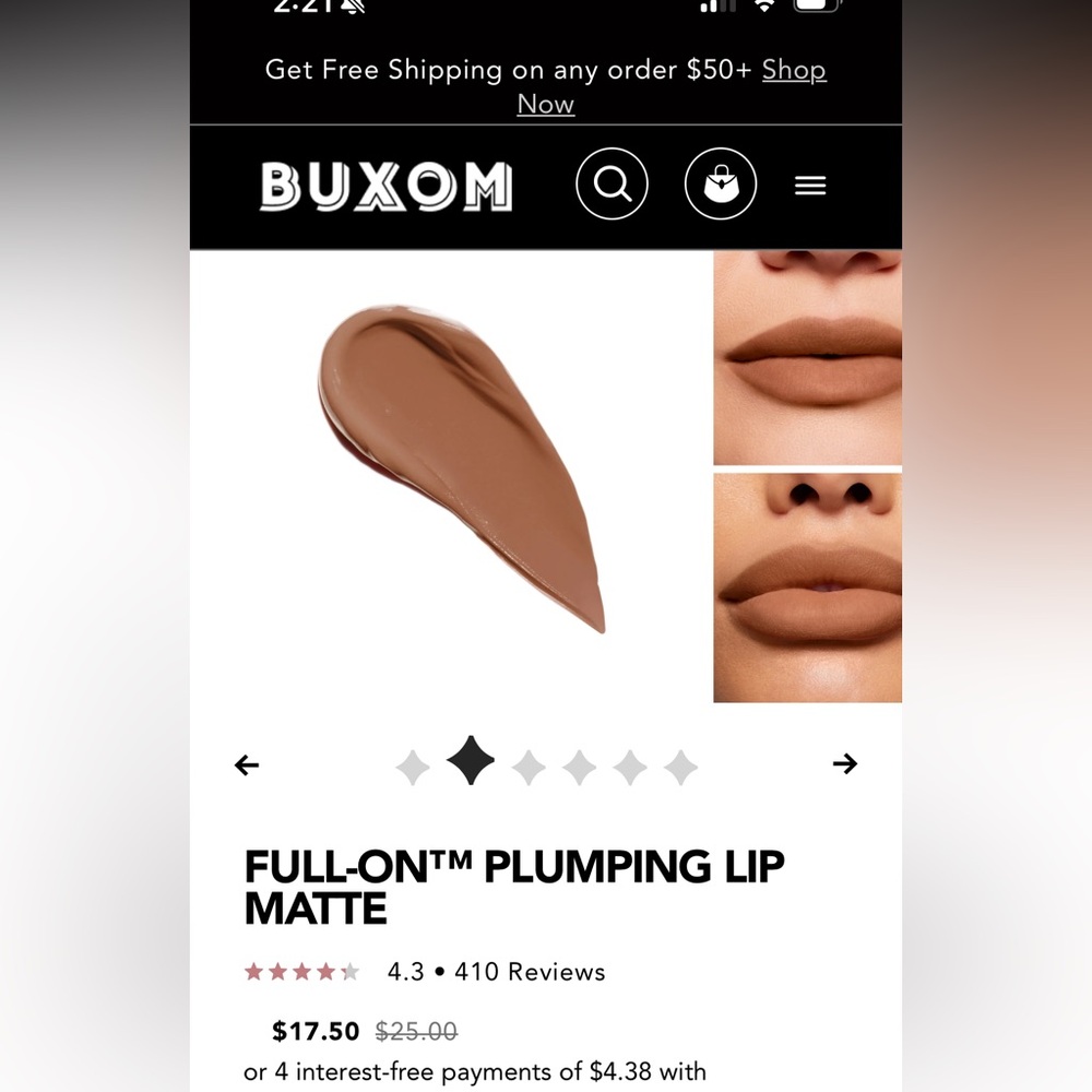 New Buxom Full-On Plumping Lip Matte